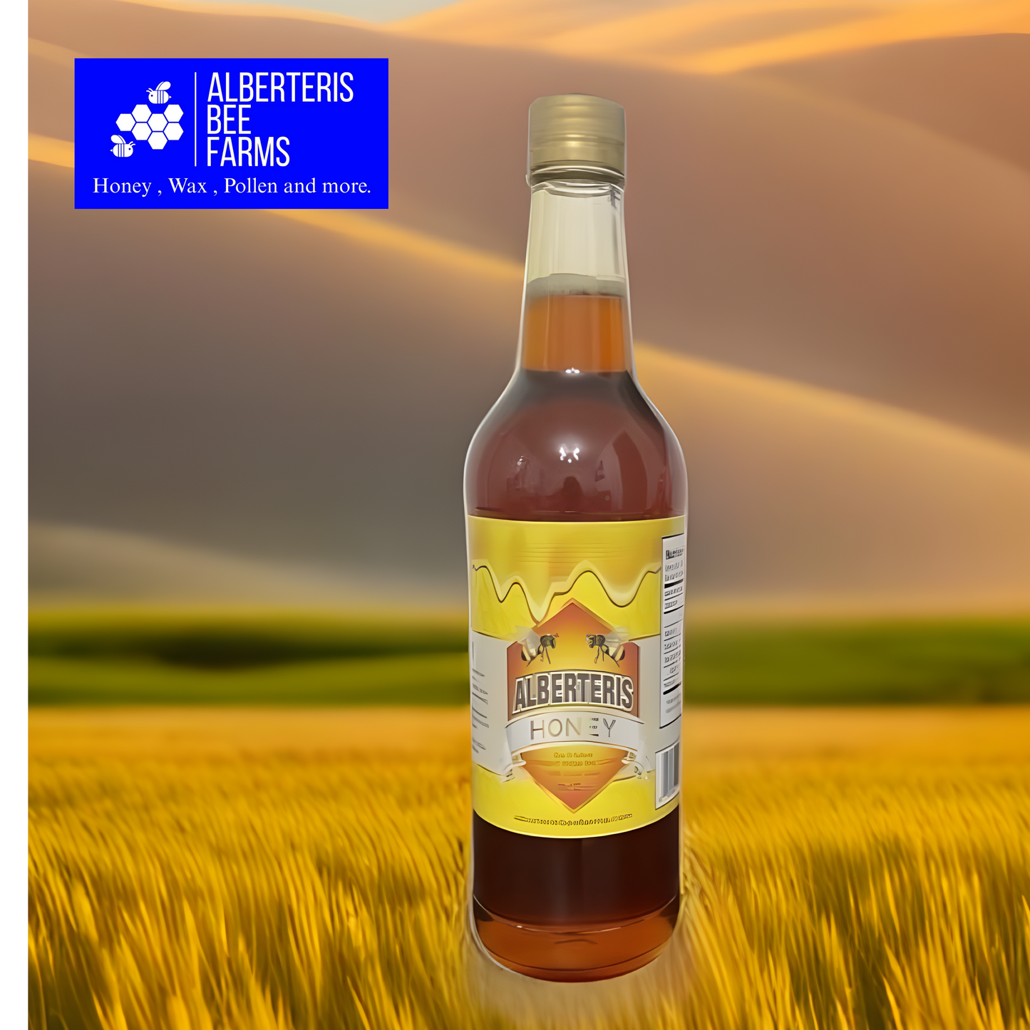 2 lb 12 bottles - full box - Natural Honey