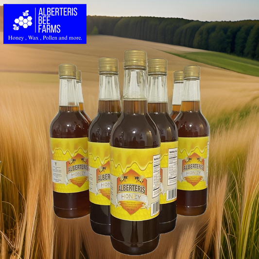 2 lb 12 bottles - full box - Natural Honey